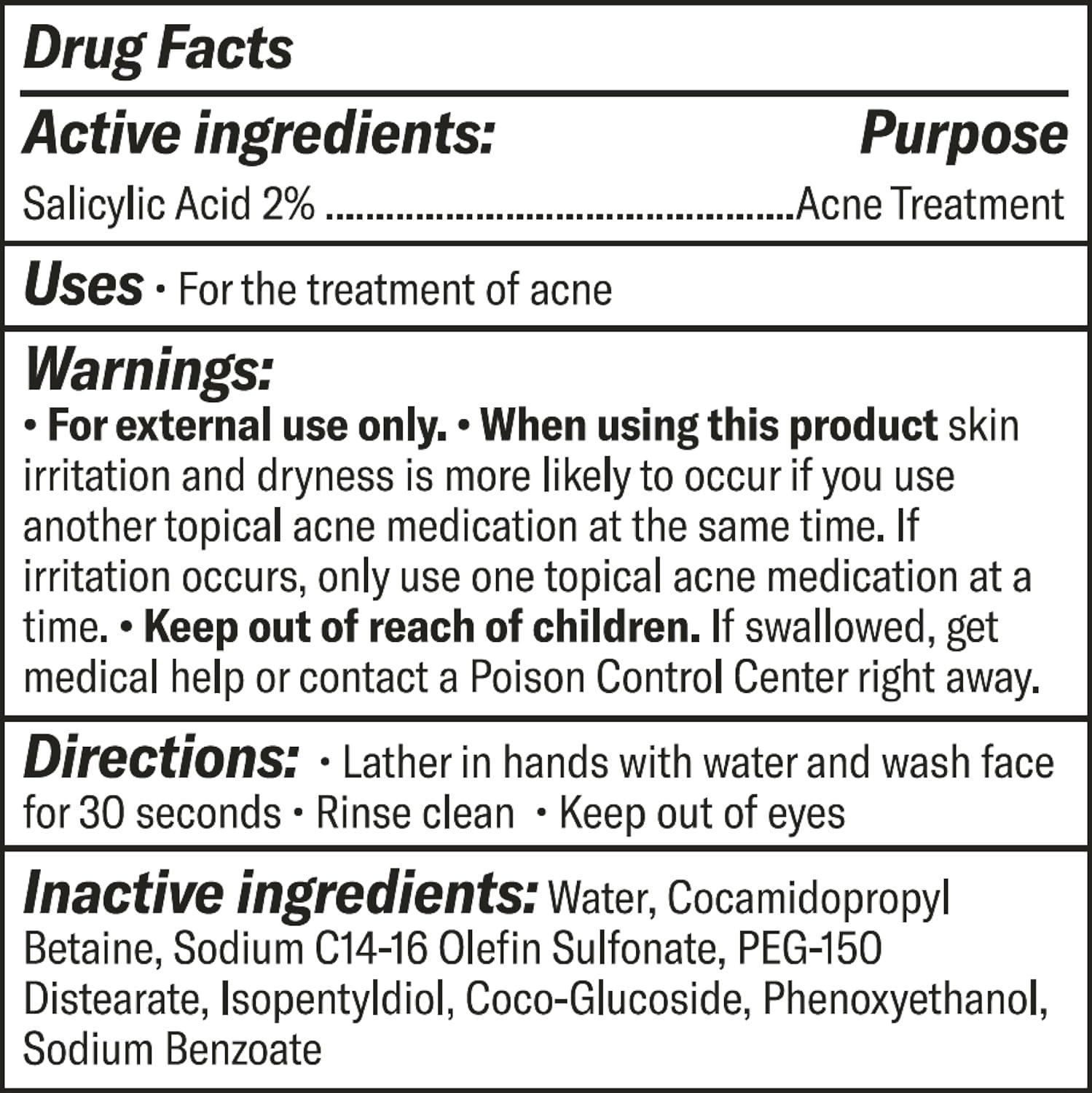 image:imageGeologie 2 Salicylic Acid Face Wash Bergamot Juniper Scent Facial Cleanser for Men amp Women Acne amp Oil Control Deep Cleansing amp BHA Exfoliating Face Wash 2Pack205 Fl Oz Pack of 2