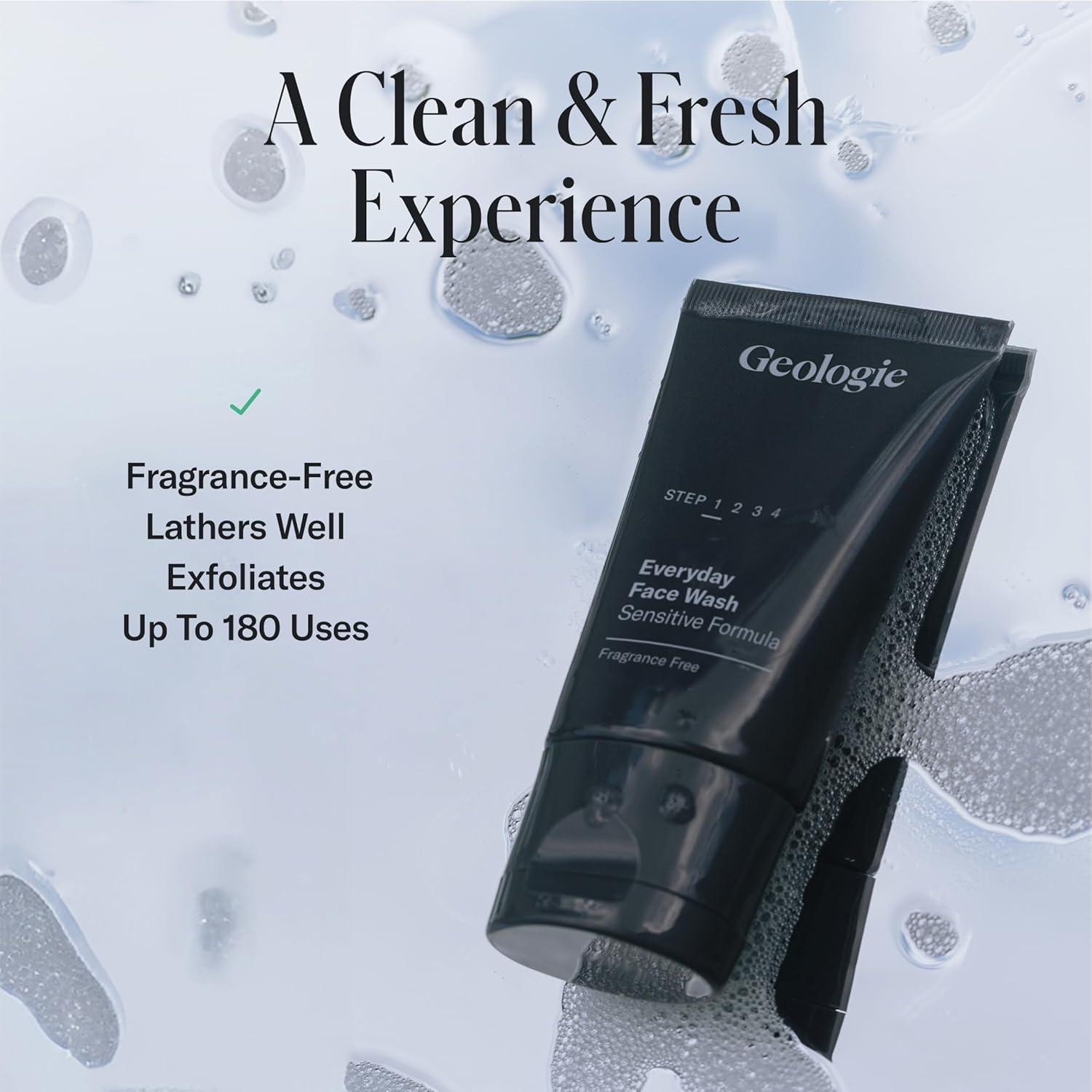 image:imageGeologie 2 Salicylic Acid Face Wash Bergamot Juniper Scent Facial Cleanser for Men amp Women Acne amp Oil Control Deep Cleansing amp BHA Exfoliating Face Wash 2Pack205 Fl Oz Pack of 2