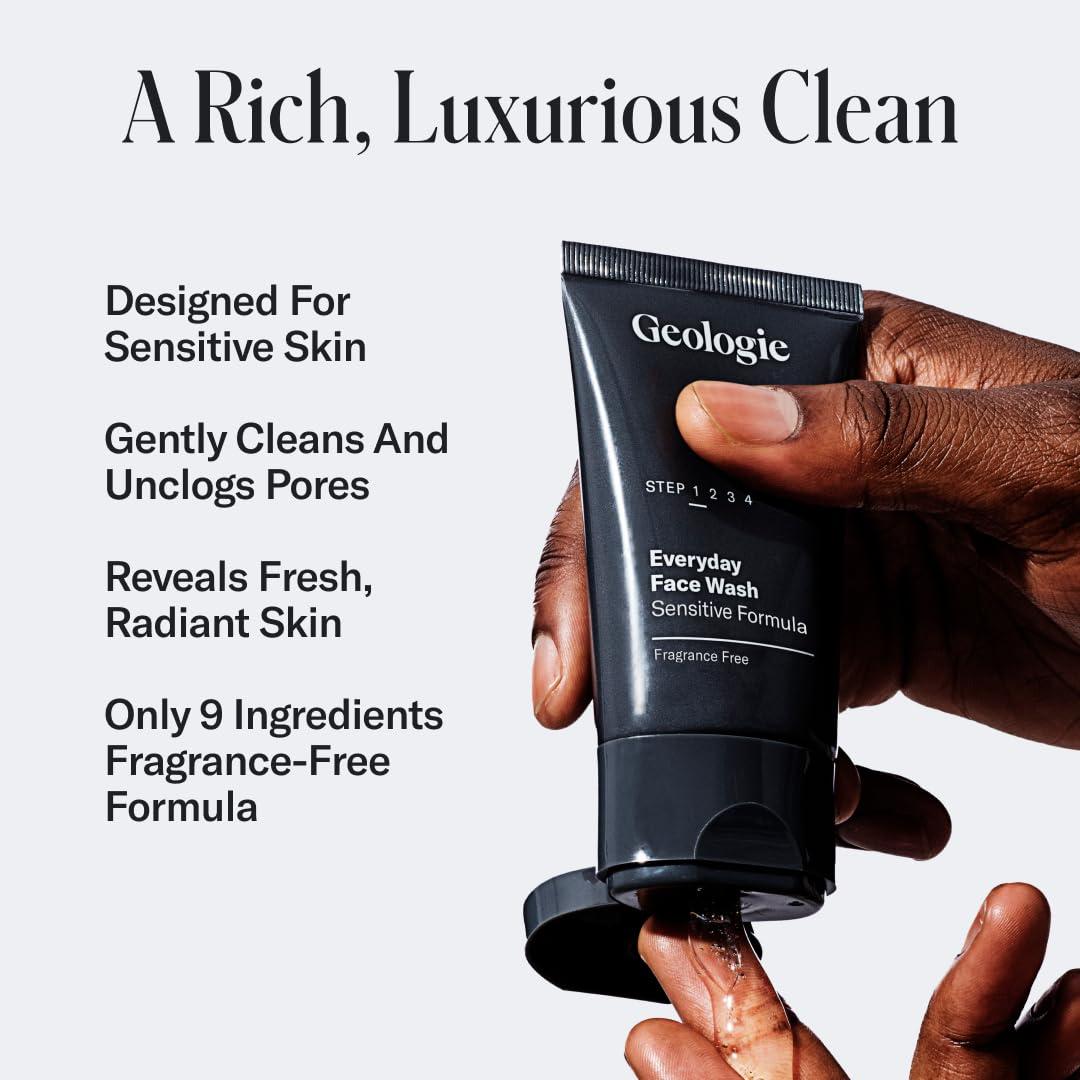 image:imageGeologie 2 Salicylic Acid Face Wash Bergamot Juniper Scent Facial Cleanser for Men amp Women Acne amp Oil Control Deep Cleansing amp BHA Exfoliating Face Wash 2Pack205 Fl Oz Pack of 2