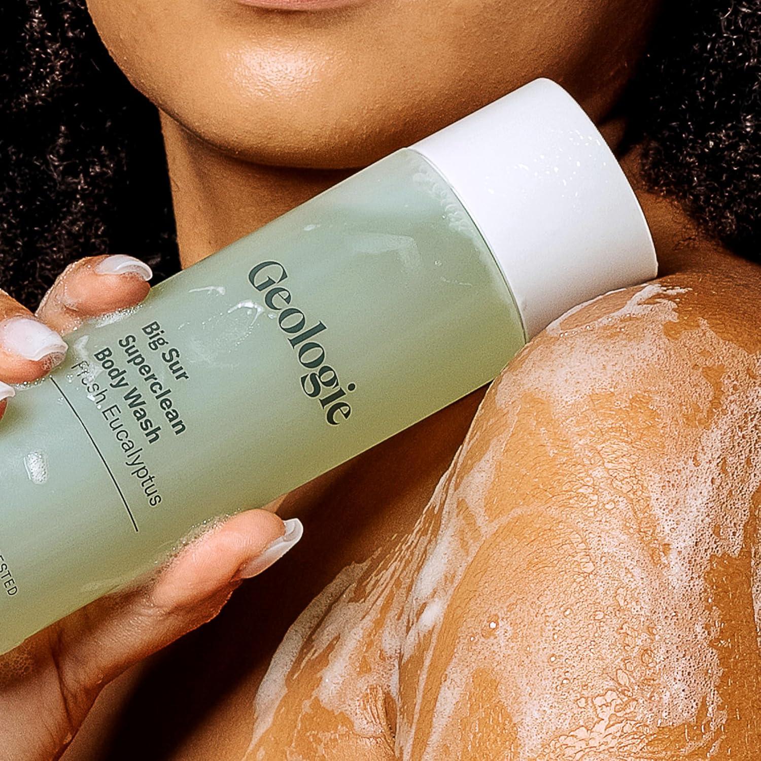 image:imageGeologie Big Sur Fresh Eucalyptus Superclean Body Wash Deep Cleansing Fresh Eucalyptus Shower Gel for Men amp Women AllNatural Clean amp Hydrating DermGrade Formula 84 fl oz BottleBig Sur Fresh Eucalyptus
