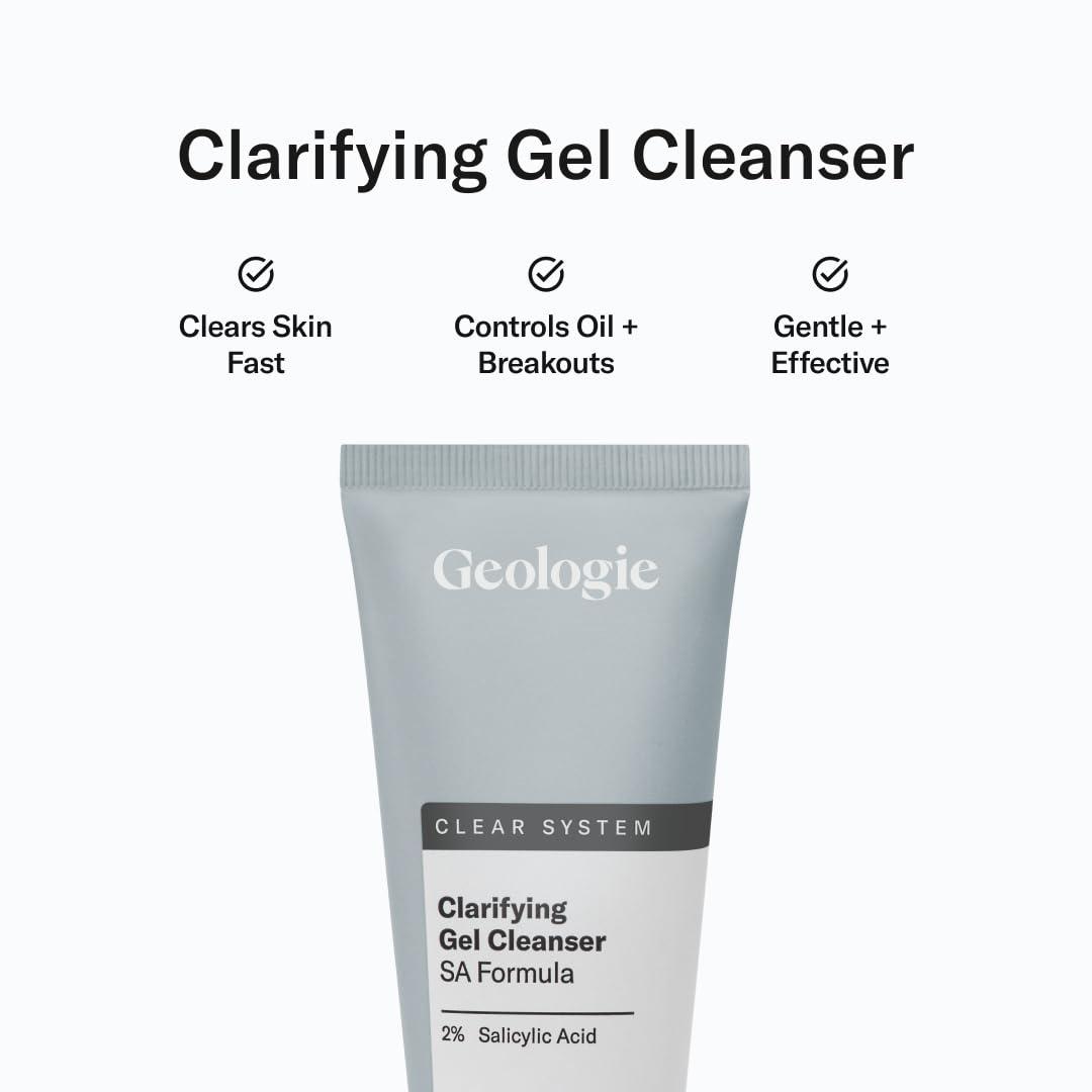 image:imageGeologie Clear System Acne Treatment 2 Salicylic Acid Clarifying Gel Cleanser 2Pack