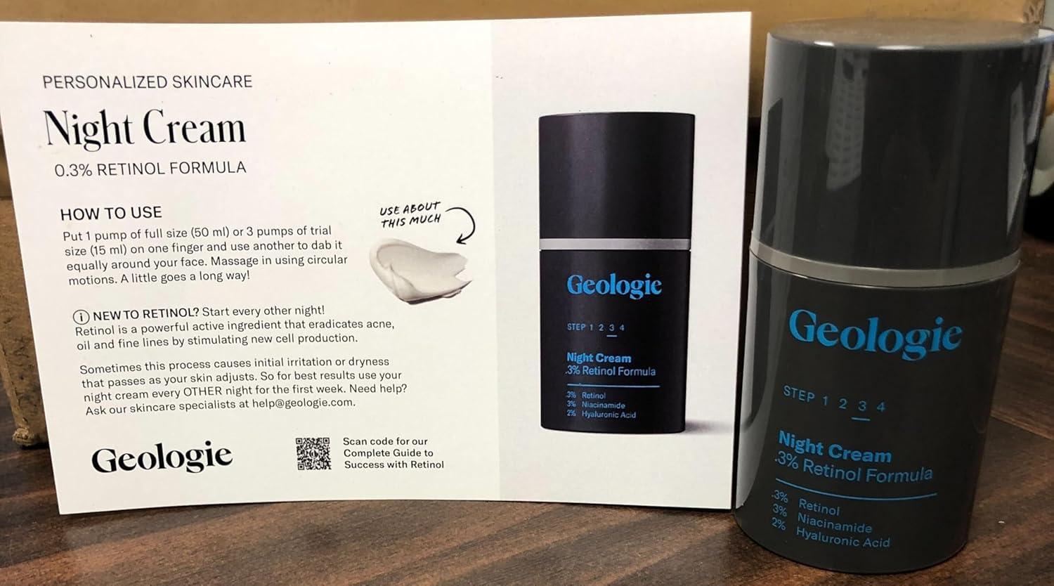 image:imageGeologie Retinol AntiAging Face Cream Advanced 3 Retinol Formula for Effective Results Reduce Fine Lines amp Wrinkles Protect amp Repair Skin With Hyaluronic Acid amp Niacinamide For Men amp WomenUltra Strength