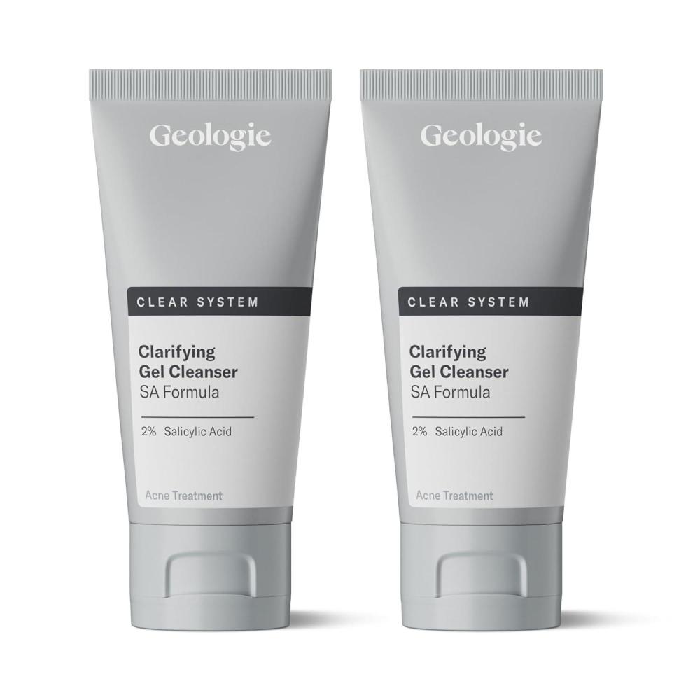 image:imageGeologie Clear System Acne Treatment 2 Salicylic Acid Clarifying Gel Cleanser 2Pack