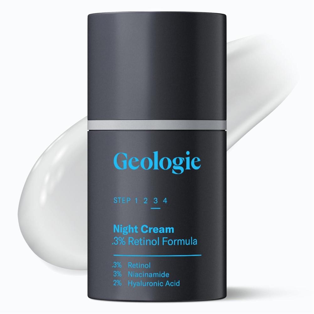 image:imageGeologie Retinol AntiAging Face Cream Advanced 3 Retinol Formula for Effective Results Reduce Fine Lines amp Wrinkles Protect amp Repair Skin With Hyaluronic Acid amp Niacinamide For Men amp WomenUltra Strength
