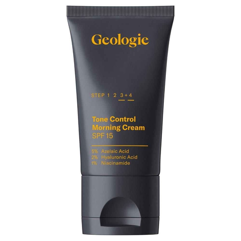 image:imageGeologie Tone Control Face Cream with SPF 15 Brightening Moisturizer with Niacinamide Hyaluronic Acid amp Azelaic Acid Reduces Redness amp Controls Oil For Men amp Women