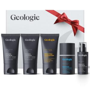 image:imageGeologie Complete Skincare Set for Men amp Women  3Month Simple amp Effective Daily Clear Skin Routine  Acne Oily Skin Dark Spots  Face Wash 2Pack Retinol Face Cream SPF15 Moisturizer amp Eye CreamGift Set