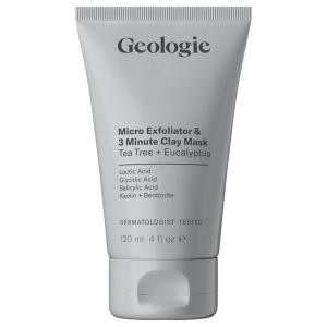 image:imageGeologie Micro Exfoliator amp Clay Mask  3in1 Deep Cleansing Face Wash Pore Refining Mask amp Skin Exfoliant  Tea Tree amp Eucalyptus Scent For Men amp Women  4 fl oz